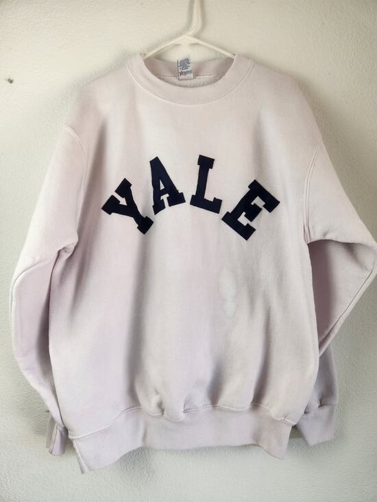Soffe Other - Vintage Yale Sweatshirt Unisex XL Pink Made in USA Soffe Heavy Sweats